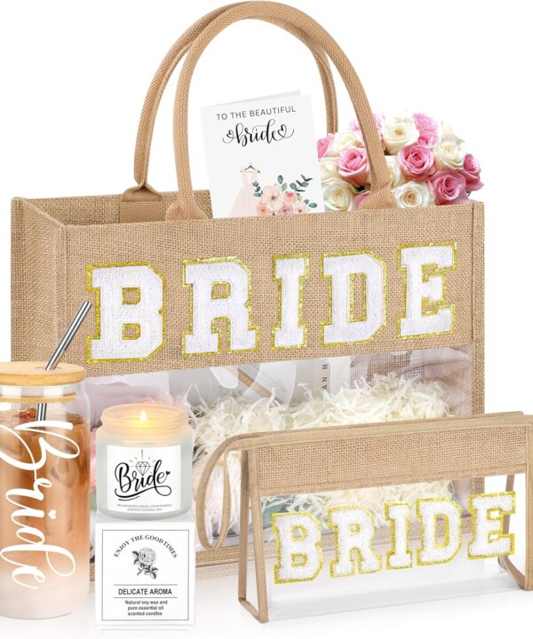 JoycuFF Bride Gifts, Bridal Shower Gift for Wedding Bachelorette Engagement, Wedding, Honeymoon, Beach, Travel