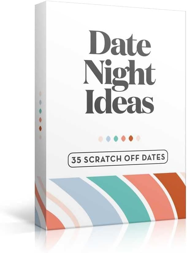 Romantic & Fun Scratch Off Date Night Ideas Card Game, Perfect Couple Gifts for Her or Him, Couple Gifts for Boyfriend, Girlfriend, Wife, Husband, Engagement, Birthday or Anniversaries