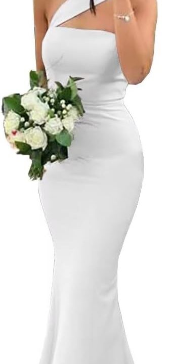 Stretch Spandex Bridesmaid Dresses Long 2025 One Shoulder Formal Gowns for Women Mermaid Prom Wedding Guest Dress DR0194