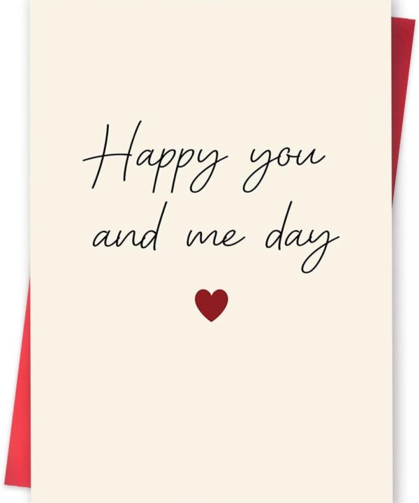 Elegant Anniversary Card Gifts for Couple, Special Anniversary Card to Husband and Wife, Wedding & Valentine’s Day Cards for Boyfriend, Girlfriend, Men, Women