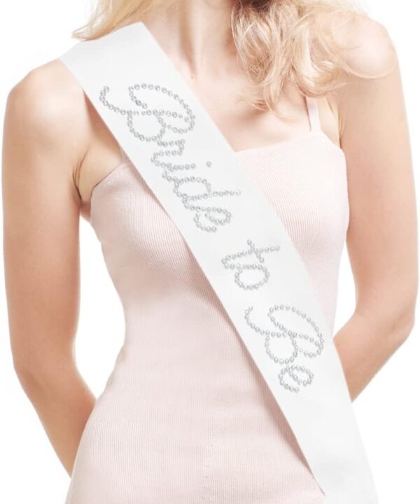 xo, Fetti Rhinestone Bride To Be Sash | Bachelorette Party Decorations, Bridal Shower Gift, Bridesmaid Favors