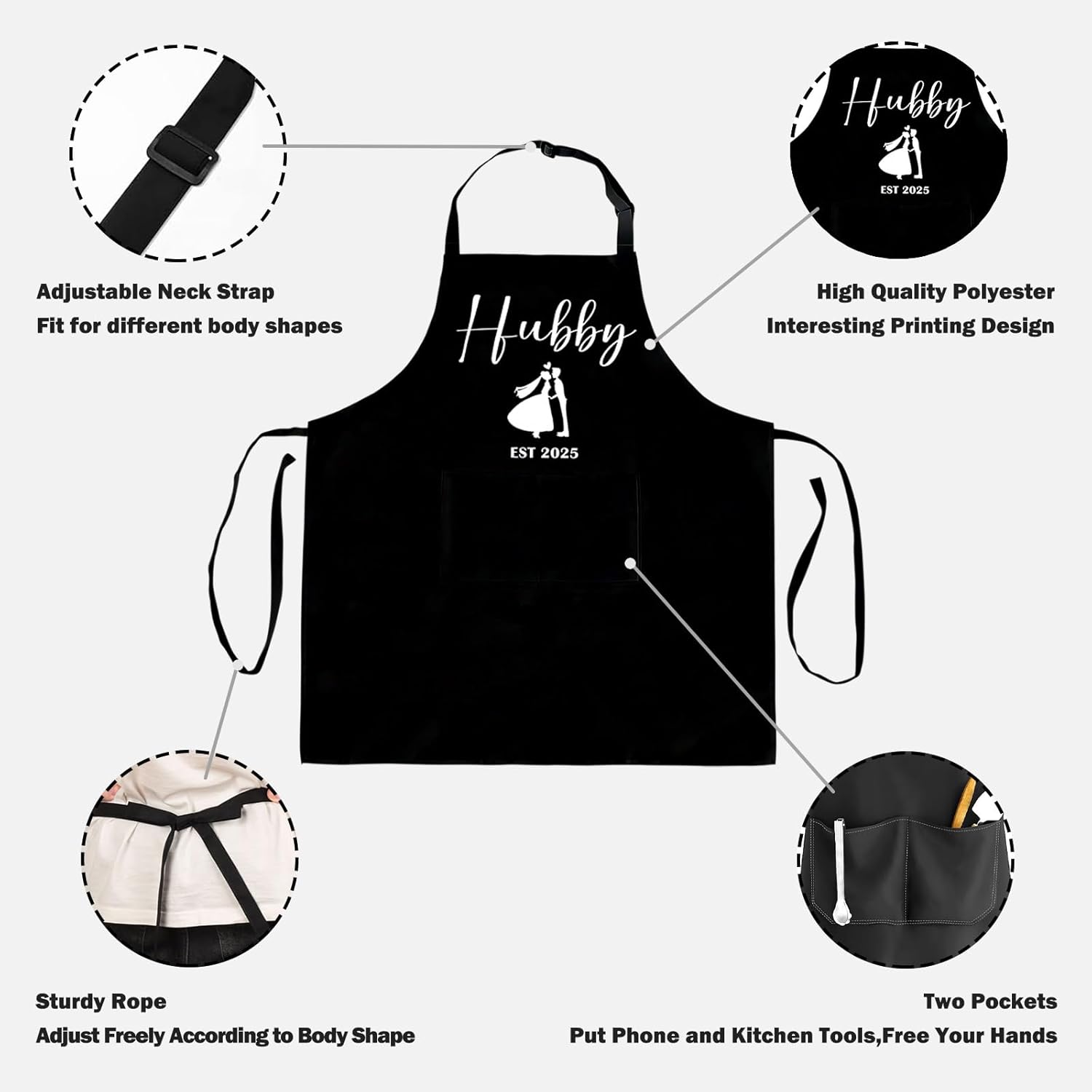Couple Gifts Funny Aprons for Couple Wedding Engagement Gifts