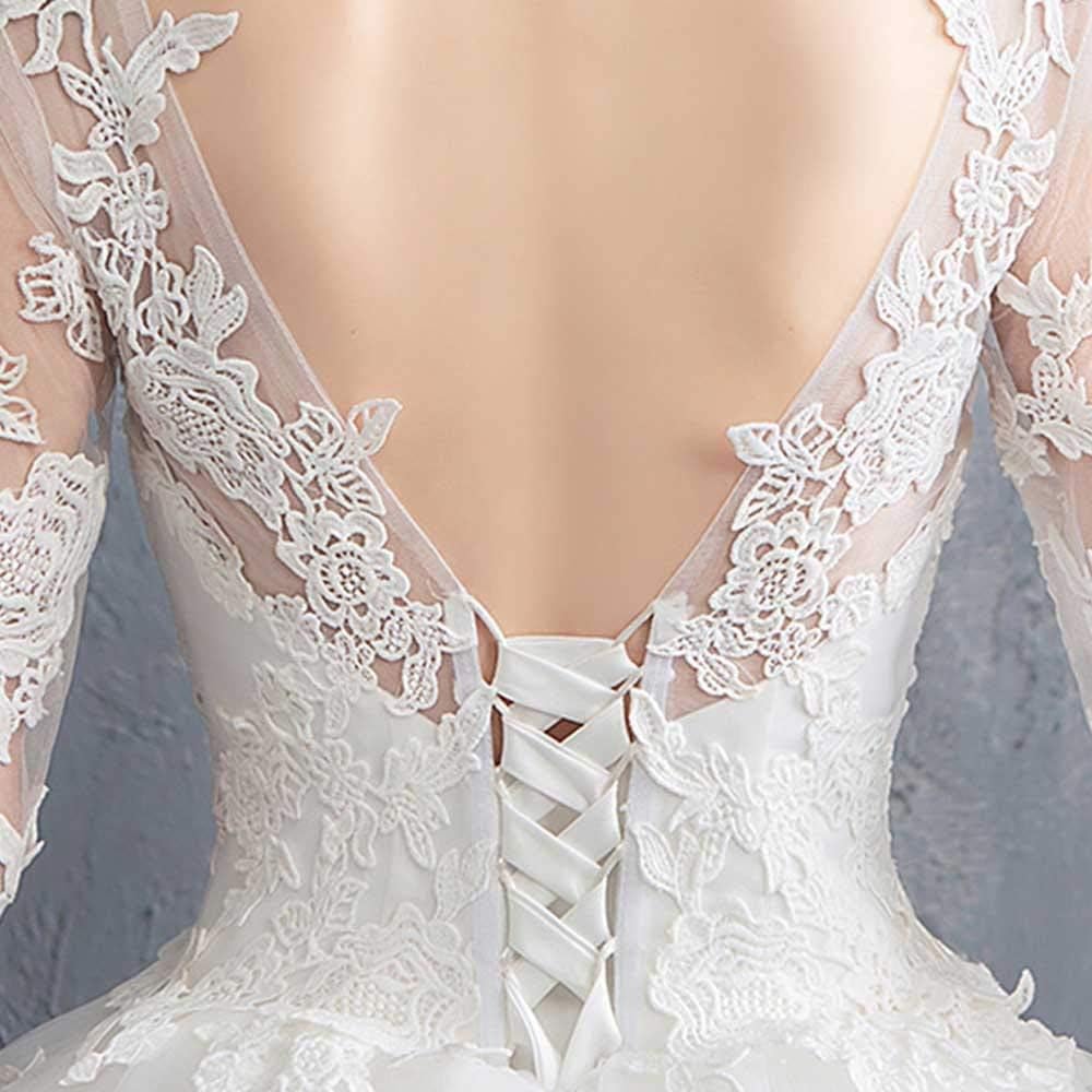 Embroidered Wedding Dress Womens Maxi Long Evening Prom Dresses Formal Party Cocktail Gowns Pretty Gown,White,M