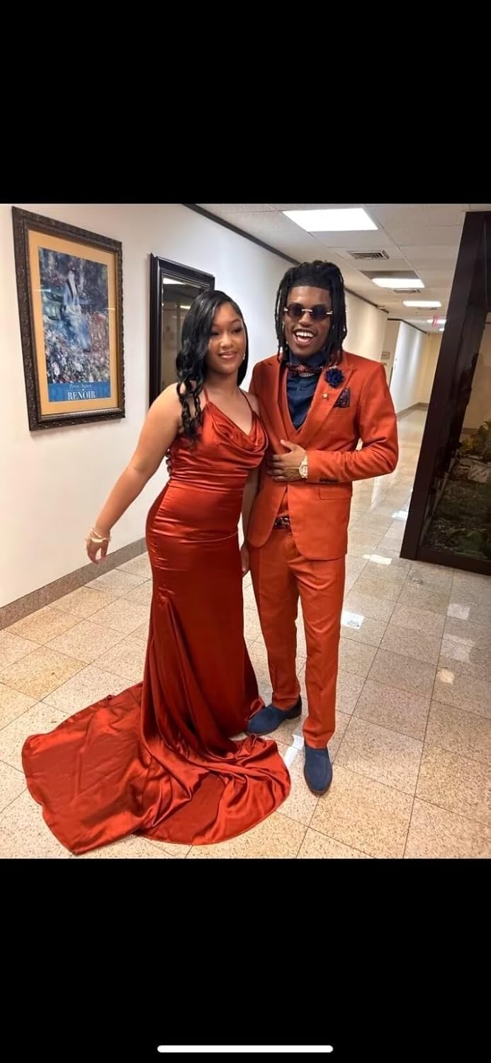 Wangyue 3 Piece Suit Slim Fit Double Breasted Mens Suits for Wedding Party Formal Prom One Button Blazer Vest Pants Sets