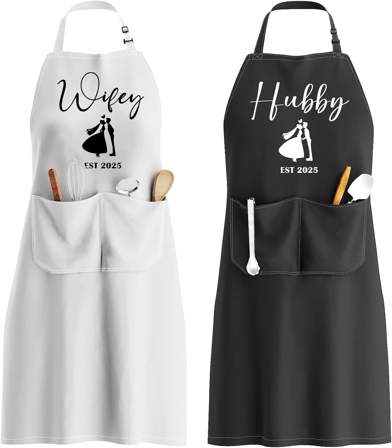 Couple Gifts Funny Aprons for Couple Wedding Engagement Gifts