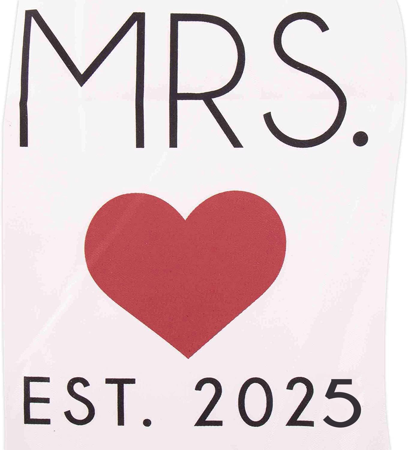 GSM Brands Mr. and Mrs. Couples Kitchen Aprons (2-Piece Set) Cute Cooking Bibs for Newlyweds