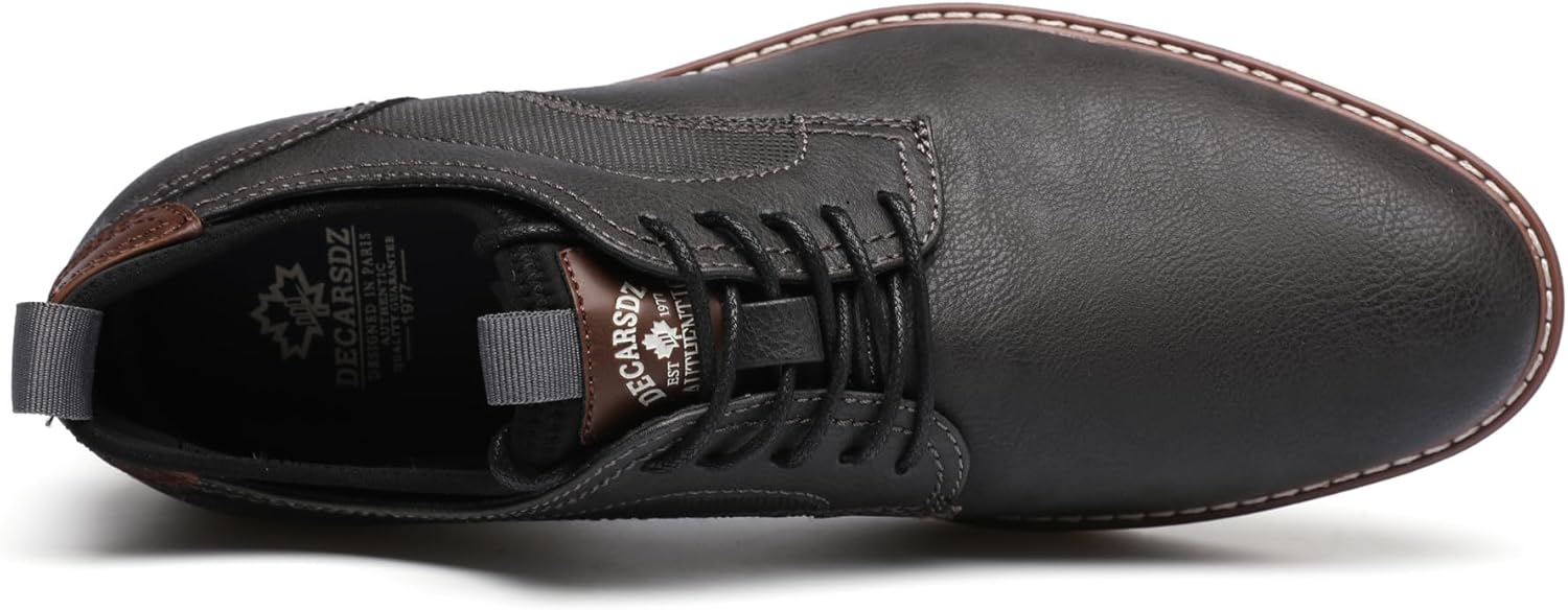 DECARSDZ Mens Dress Shoes Casual Oxford Shoes Business Formal Shoes Use for Business Social Gatherings Wedding Travel