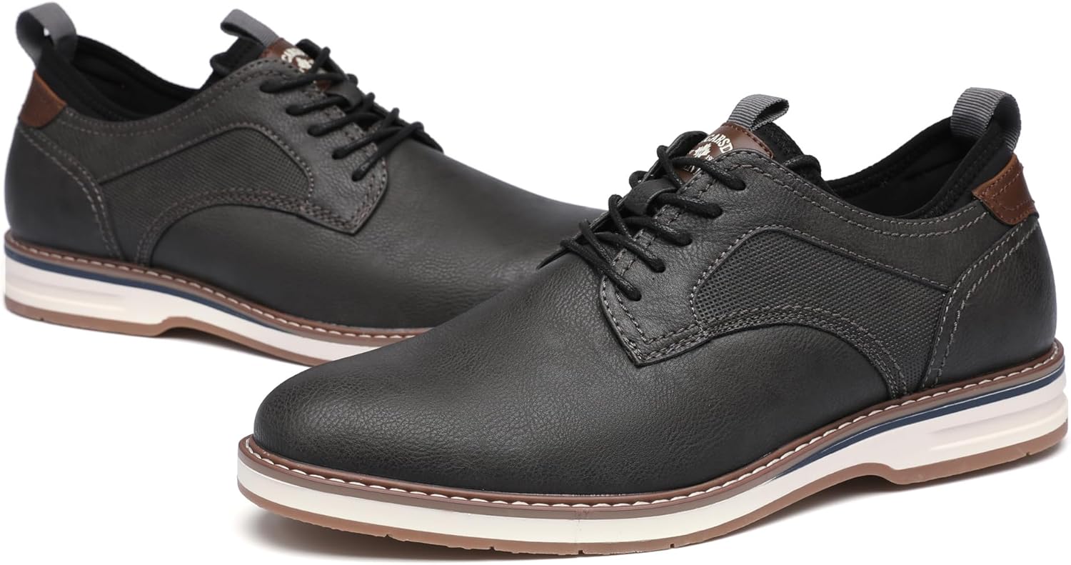 DECARSDZ Mens Dress Shoes Casual Oxford Shoes Business Formal Shoes Use for Business Social Gatherings Wedding Travel