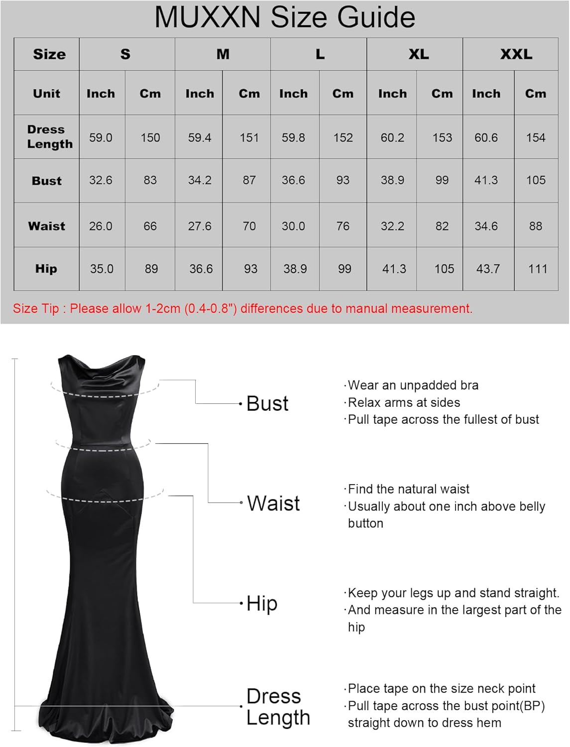MUXXN Womens 30s Brief Elegant Mermaid Sleeveless Gowns Formal Evening Dress