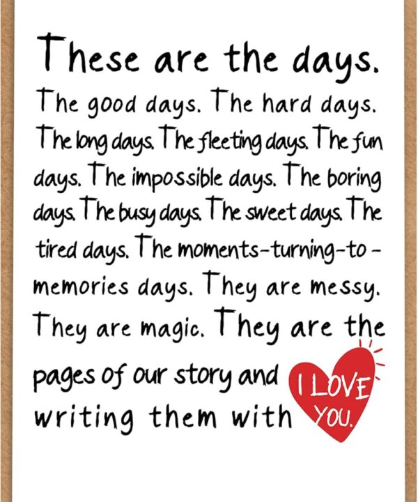 Anniversary Card & Gifts for Men, Women, Husband, Wife, Couple, Him, Her, Boyfriend or Girlfriend, Happy Wedding Anniversary Card & Gifts for Wife or Husband