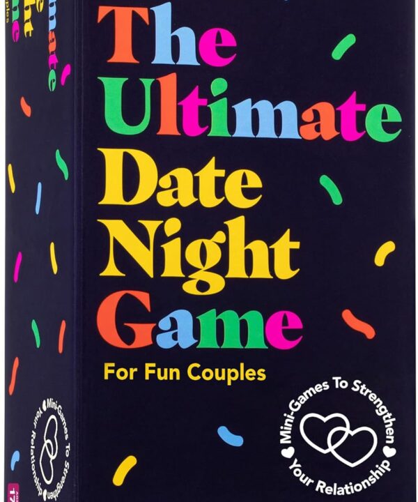 The Ultimate Date Night Game by Relatable, Great for Couples Games and Stay at Home Date Night Ideas, From The Makers of Let's Get Deep Relationship Card Game, Includes 200 Cards & Spinner