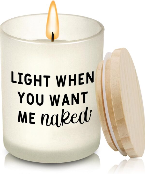 Gifts for Him Boyfriend Husband Men Couples Gift Ideas, Romantic Valentines Day Gift for Him, Naughty Boyfriend Birthday Gifts, Funny Anniversary Presents for Men Husband Couple, Christmas, Candles