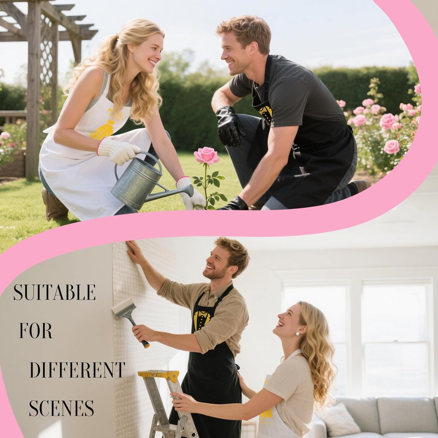 10 Pack Wedding Engagement Gift Set for Couples Mr and Mrs Aprons for Bridal Shower Gifts