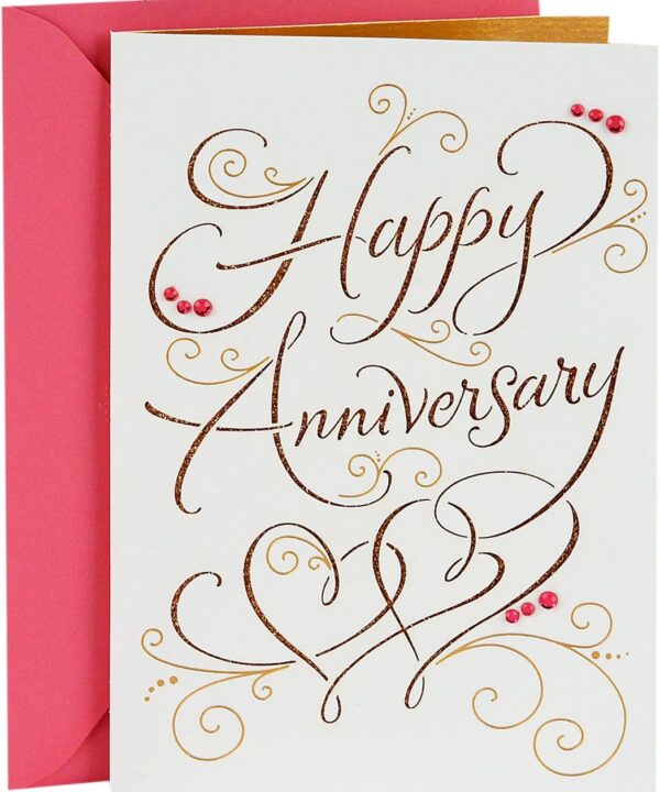Hallmark Signature Anniversary Card for Couple (Happy Anniversary)