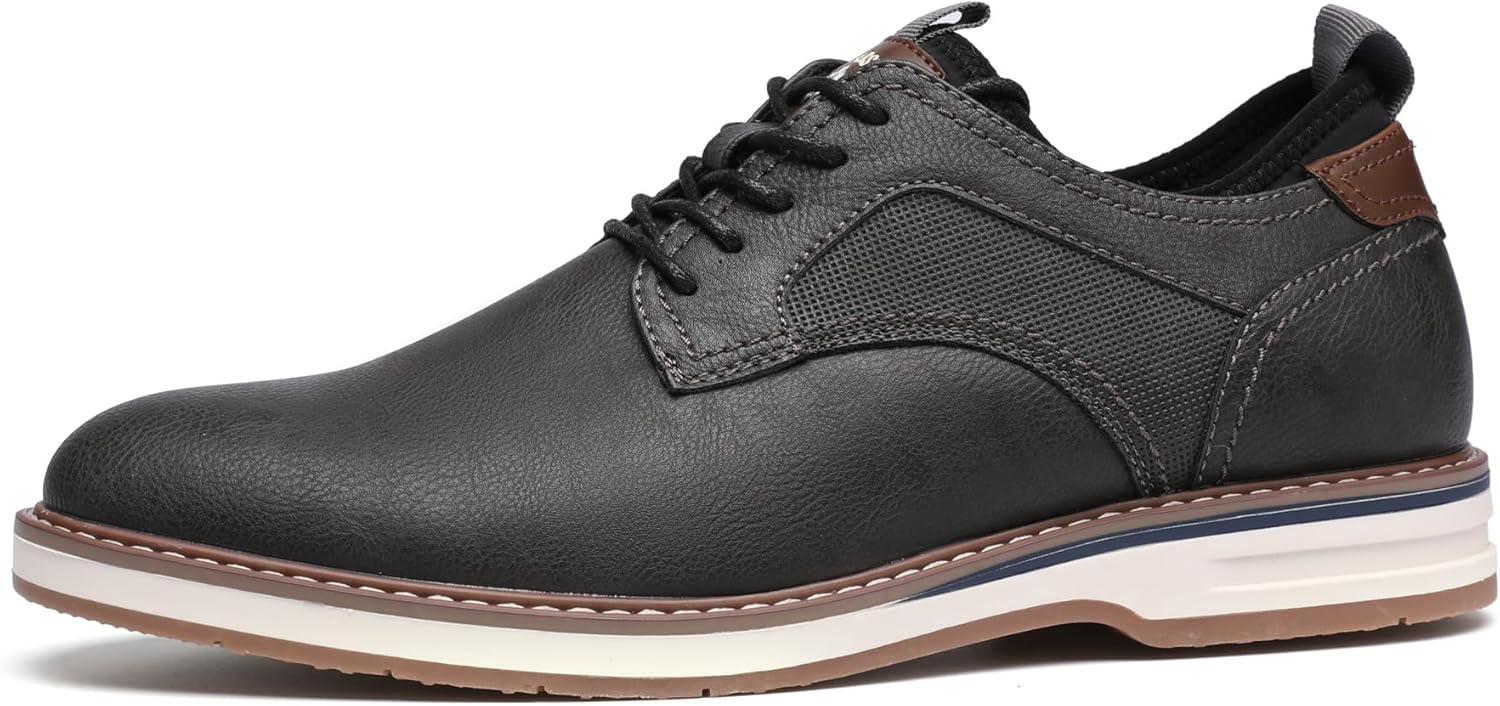 DECARSDZ Mens Dress Shoes Casual Oxford Shoes Business Formal Shoes Use for Business Social Gatherings Wedding Travel