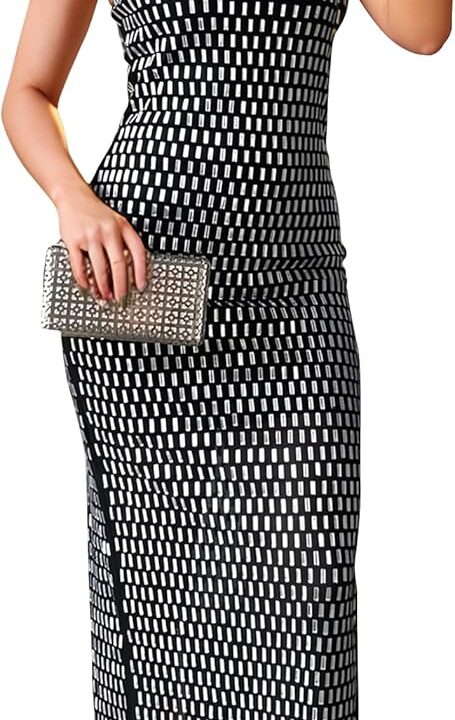 Strapless Rhinestone Maxi Dresses Evening Gowns for Women Formal Sexy