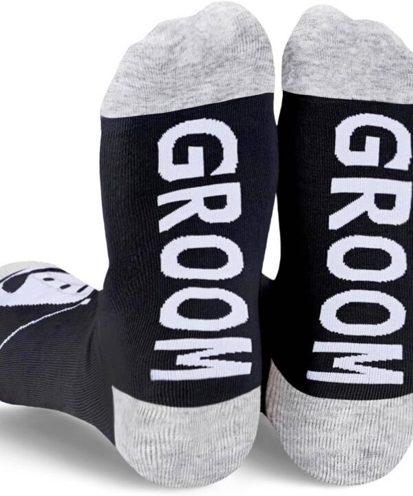 HAPPYPOP Wedding Gifts for Men - Groom Gifts from Bride, Father of the Bride Socks