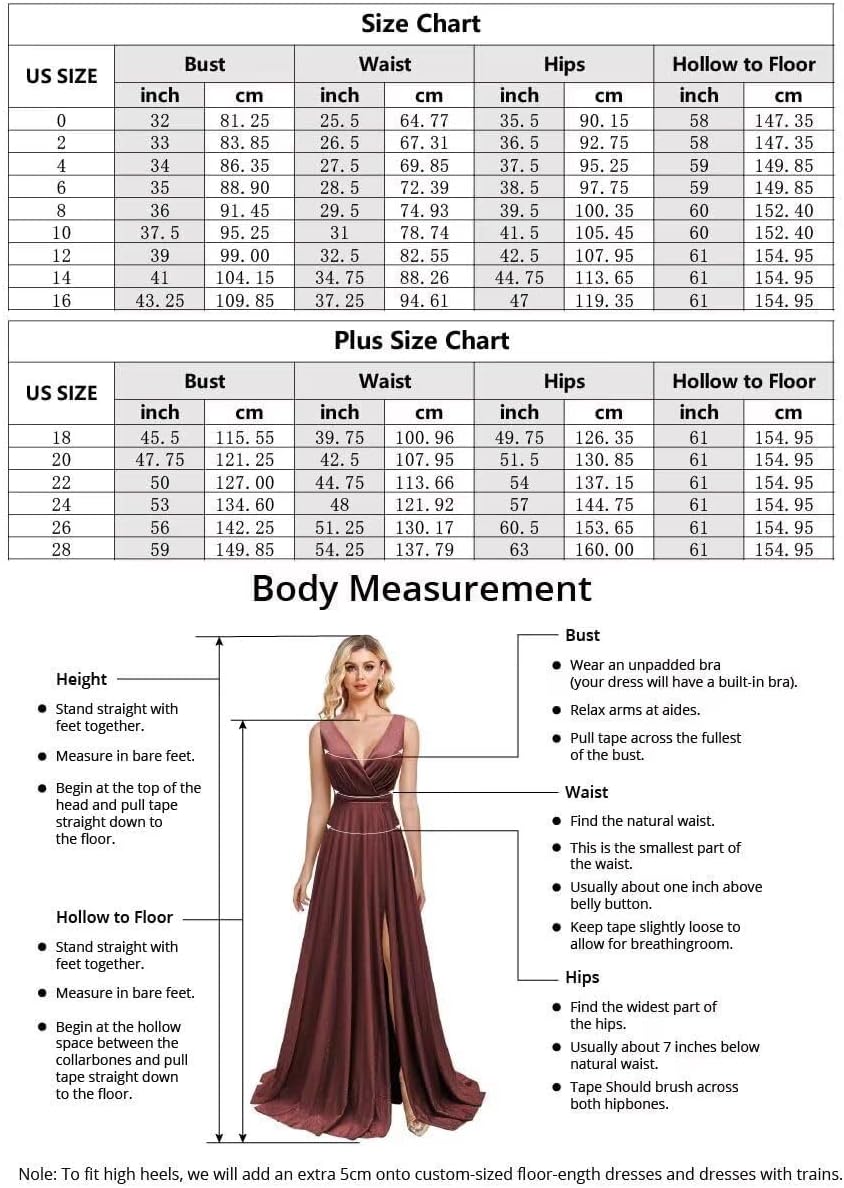 ForElise Womens Bridesmaid Dresses Long Chiffon Slit Semi Formal Dresses V-Neck Backless A-Line Evening Gowns for Wedding