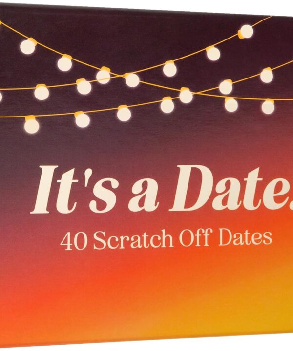 It's a Date!, 40 Fun and Romantic Scratch Off Date Night Ideas for Him, Her, Girlfriend, Boyfriend, Wife, Husband & Couples, Stocking Stuffers for Men and Women
