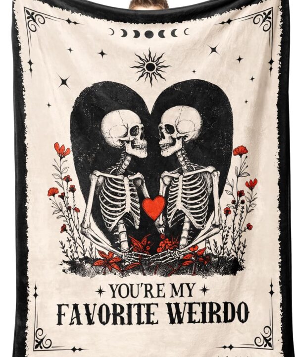 Valentines Day Gifts for Him Her, Anniversary Blanket for Women Men, Birthday Gifts for Boyfriend Girlfriend, I Love You Gift, Engagement, Wedding Gift for Wife, Husband, Couple, 60"X50"