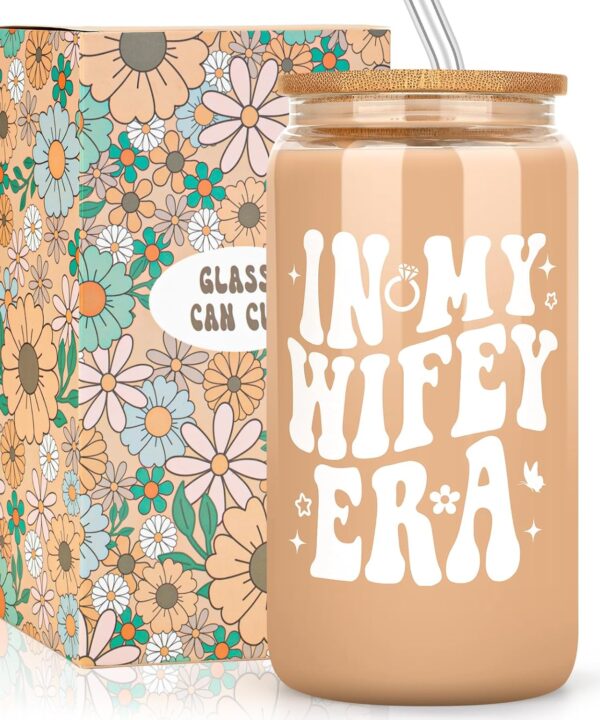 Bridal Shower Gifts for Bride To Be Classy Bachelorette Gifts for Bride Wifey Cup Bride Straw Bridal Shower Wedding Gifts for Bride Honeymoon Gifts Wifey Gifts Bride Gift Set Cute Bride To Be Gifts