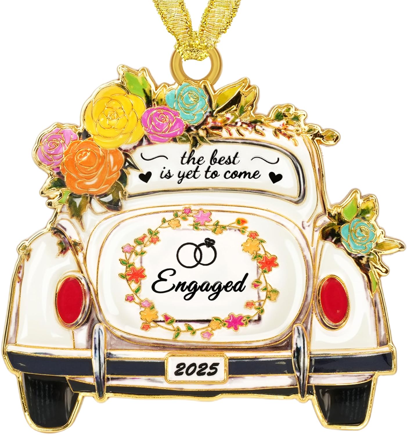 Sereney Engagement Gifts for Couples Engagement Ornament 2025, engagement Gifts for Women Best Gift for Newly Engaged Couple Bride to Be Bridal Shower Gift, Fiance, Friend, Daughter Christmas Ornamnet