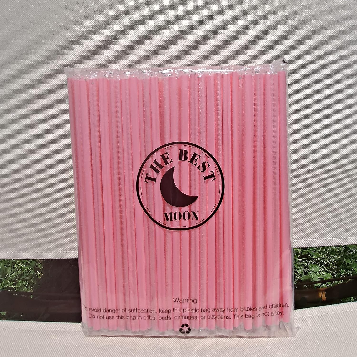 100pcs Heart Shaped Pink Straws Disposable Drinking Cute Straw Individually Wrapped Pink Plastic Straw Galentines Day, Cocktail, Birthday Party, Bridal Shower, Wedding Decorations