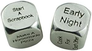 TIN Date Night Dice 10th Anniversary 100% Pure Tin – Create a Unique 10th Anniversary Date Night