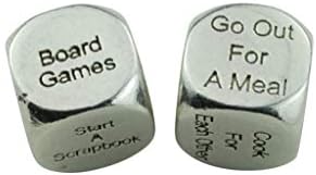TIN Date Night Dice 10th Anniversary 100% Pure Tin – Create a Unique 10th Anniversary Date Night