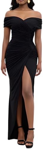 LightlyKiss Womens Bodycon Wedding Guest Dress Formal Cocktail Party Evening Gown