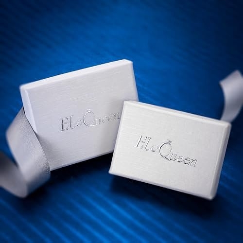 EleQueen Womens Wedding Bridal Jewelry Set for Brides Bridesmaids, Crystal Teardrop Necklace Dangle Earrings Jewellery for Party Prom