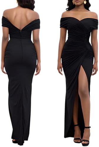 LightlyKiss Womens Bodycon Wedding Guest Dress Formal Cocktail Party Evening Gown