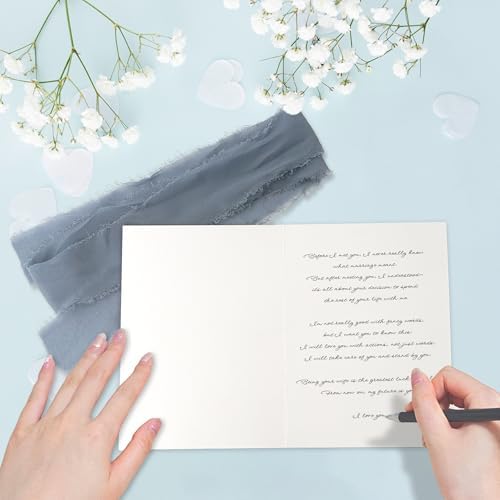 To My Groom on Our Wedding Day Card, Letter to My Groom, Wedding Day Card for Husband from Bride