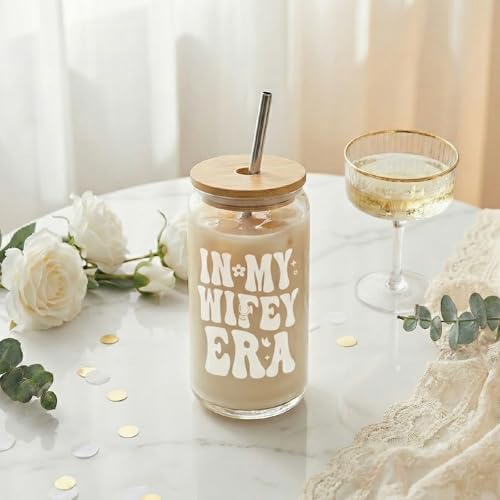 Bridal Shower Gifts For Bride To Be Gift Sets, Bride Gifts For Bachelorette Party, Unique Wedding Engagement Gift Box For Her Wifey Future Mrs With Bridal Accessories Cup