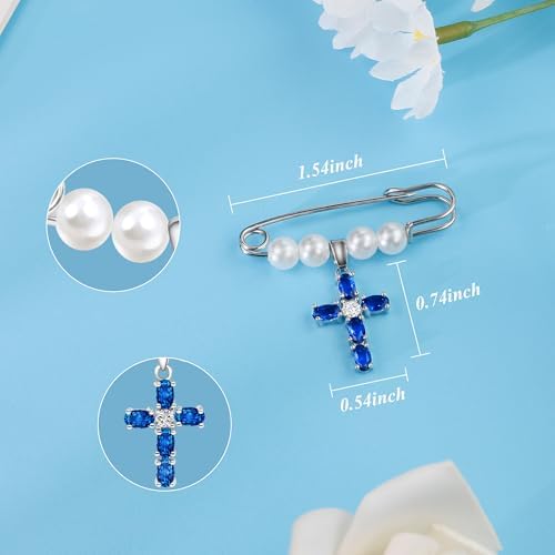 PEALICIOUS Something Blue Gift for Bride, Bridal Shower Gifts from Mom Sister Friend, Blue Bridal Bouquet Charm as Wedding gifts, Bride Pin Blue Heart Charm Attaches to Bridal Bouquet, Garter, Dress