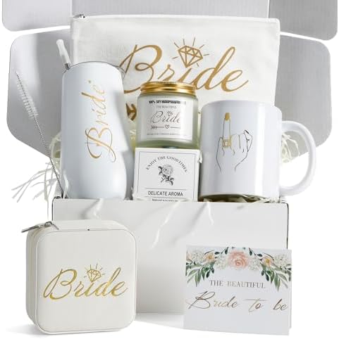 XGCYZYD Bride To Be Gifts Box,Bridal Shower Gifts,Bachelorette Gift for Bride, Bachelor Party souvenirs,Wedding Gift Engagement giftware for Her,Fiance giftware for Women,Future Mrs Newly Engaged