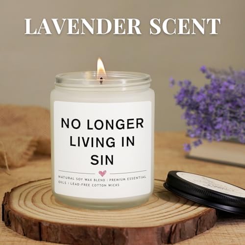 Wedding Gifts for Newlyweds Valentines Gift, Engagement Gifts for Couples Newly Engaged, Funny Gay Friend Couples Present, Bride and Groom Gift, Bride to be Candle