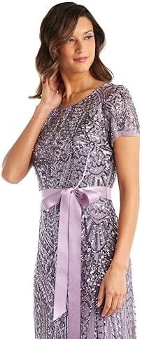 R&M Richards Womens Mother of The Bride Dresses for Wedding – Evening Gown, Lavender, 6