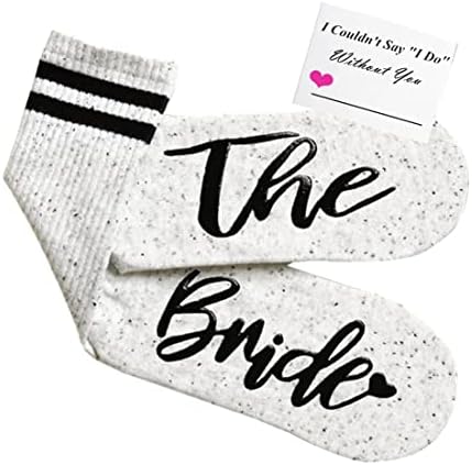 PAIXUN Bridesmaid Gifts For Women Wedding Gifts Proposal Set Bachelorette Party Favors Decorations Bride Socks