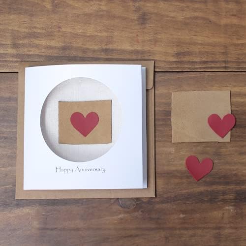 Camellia Bees 3rd Wedding Anniversary Card For Her Him, Third Year Leather Anniversary, 3 years card for Couple, Wife, Husband (03rd)