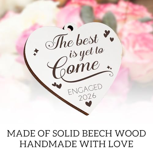 Engagement Gifts for Couples 2026, Gifts for Newly Engaged Couples, Happy Engaged Picture Frame, Engagement Gift for Newly Engaged Best Friends Him Her Bride to Be Fiance Women Photo Frame 46