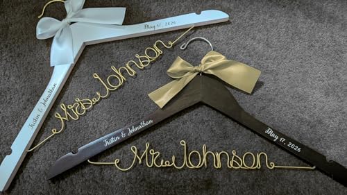 Personalized Bridesmaid Gift, Bridal Hanger, Bridal Shower Gift, Bachelorette Party, Custom Wedding Hanger Bride Gift, Gift for Bride
