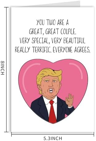 Funny Wedding Card for Friend, Wedding Gift, Humor Bridal Groom Shower Card, Wedding Congratulations Card, Engagement Card for Couple, Wedding Congrats Card for Bride Groom