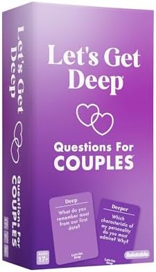 WHAT DO YOU MEME? Lets Get Deep by Relatable Valentines Day Couples Game, Intimacy Card Game with 200 Questions, Perfect for Date Nights, Girlfriend Gifts & Meaningful Couples Gifts