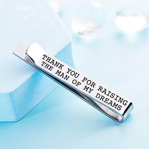 Father of the Bride and Groom Gifts – Wedding Tie Clips for Groomsmen From the Bride – Stainless Steel Tie Bars