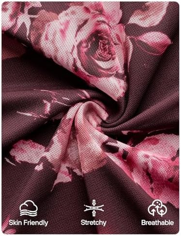 ZESICA Womens Maxi Dress 2026 Spring Long Sleeve Crewneck Floral Print Mesh Ruched Party Wedding Guest Dresses