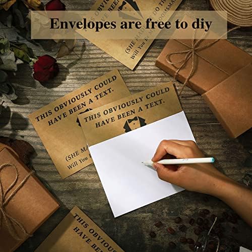 Teling 8 Pieces Groomsmen Proposal Gift Proposal Cards 7 Pieces Will You Be My Groomsman Funny Cards and 1 Will You Be My Best Man Card for Wedding Party Supplies(Khaki Background)