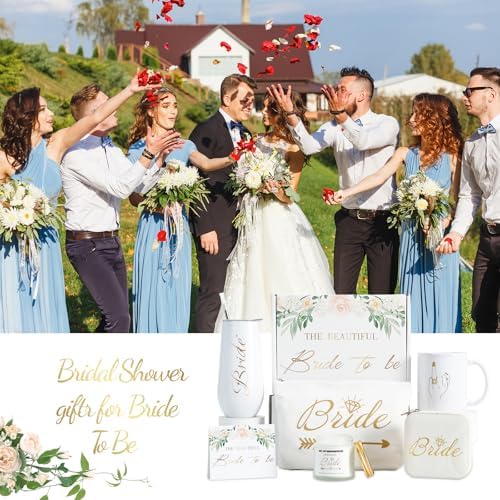 XGCYZYD Bride To Be Gifts Box,Bridal Shower Gifts,Bachelorette Gift for Bride, Bachelor Party souvenirs,Wedding Gift Engagement giftware for Her,Fiance giftware for Women,Future Mrs Newly Engaged