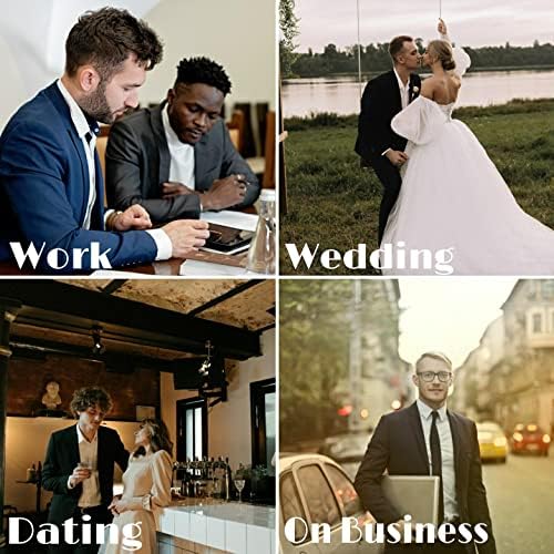 WEEN CHARM Mens Suits Slim Fit 2 Piece One Button Blazer Jacket Wedding Prom Tuxedo Pants Set