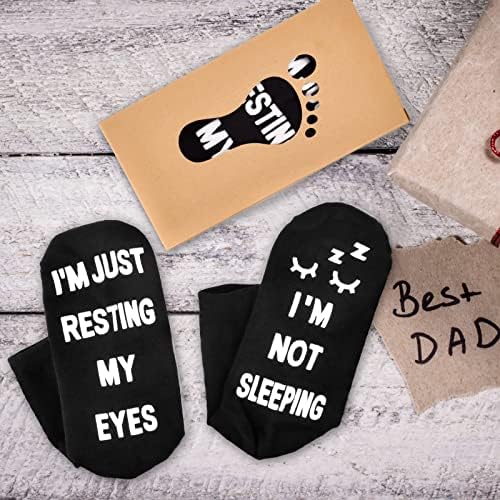 FilmHoo Birthday Gifts for Men Dad Valentines Day Gifts for Him Fathers Day Dad from Wife, Easter Mens Funny Socks